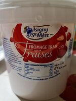Fromage frais aux fraises