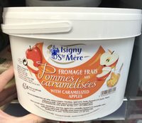 Fromage frais aux pommes caramélisées