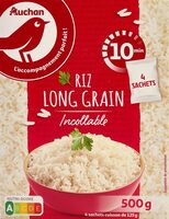 Riz long grain incollable cuisson rapide 10 min sachet cuisson