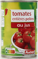 Tomates entieres pelees au jus