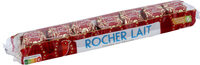 Rocher lait fourré au praliné