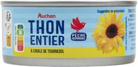 Thon entier à l'huile de tournesol