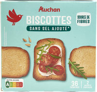 Biscottes sans sel ajouté