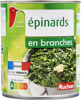 Epinards en branches