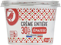 Crème entière épaisse30% Mat. Gr.