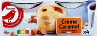 AUCHAN COEUR Crème caramel