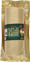Bloc de foie gras de canard du Sud-Ouest avec morceaux