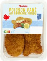 Poisson pané au fromage fondu