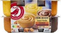 Crème Dessert Panachés saveur Vanille, Chocolat, Caramel aromatisée