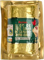 Bloc de foie gras de canard du Sud-Ouest avec morceaux