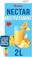 Nectar Multivitaminés - A base de concentrés - teneur en fruits 50% minimum.