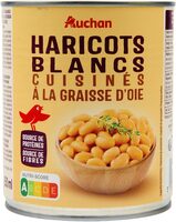 Haricots blancs cuisinés à la graisse d'oie