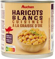 Haricots blancs cuisinés à la graisse d'oie