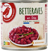 Betteraves rouges en dés
