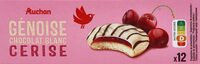 Génoise chocolat blanc cerise