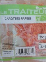 Carottes râpées bio