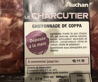 Chiffonnade de coppa
