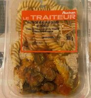 Saute de veau aux olives et fusili