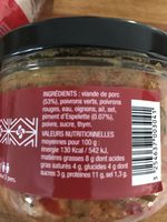 Axoa de porc au piment d'Espelette OROCBAT