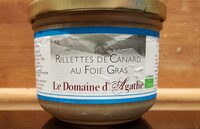 Rillettes de canard au foie gras