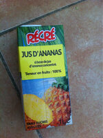 Jus D'ananas Sans Sucres Ajoutés 1L