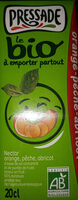 Le bio - Nectar orange pêche abricot