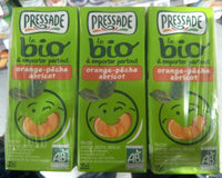 Le Bio à emporter partout Orange - Pêche - Abricot