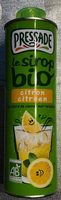 Le sirop bio citron