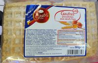 Gaufres poudrées aux œufs frais