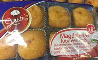 Colis de 12 paquets de Magdalenas fourrées fraise x 8