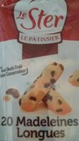 Madeleines longues aux raisins lot 2 x