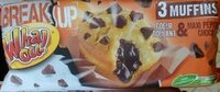 Break Up 3 Muffins Coeur coulant & Maxi pépites Chocolat