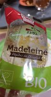Madeleine pepites de chocolat