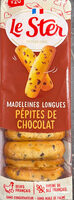 Madeleines longues pépites de chocolat