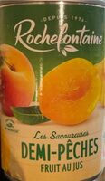 Demi pêche fruit au sirop