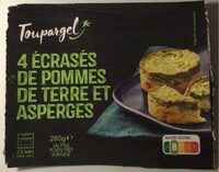 4 ecrases de pommes de terre et asperges
