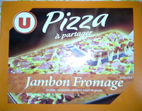 Pizza à partager, Jambon Fromage (cheddar, edam et gouda), Surgelée