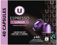 Café Capsules ESPRESSO LUNGO N°6 - compatible NESPRESSO - x40