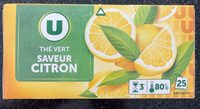 Thé vert saveur citron