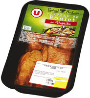 Plateau poulet mariné 2 hauts cuisses + ailes de poulet au paprika