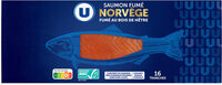Saumon fumé Atlantique, Norvège- 16 tranches , 600g