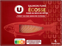 Saumon fumé Atlantique, Ecosse, 6 tranches - 225g