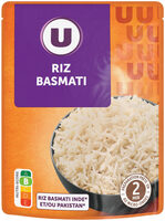 Riz basmati nature micro-ondable 2 minutes sachet de 250g