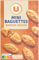 Biscuits apéritifs Crackers salés saveur gouda 85g