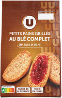 Petits pains grillés au blé complet - 225g