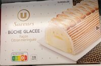 Bûche glacée façon citron meringuée