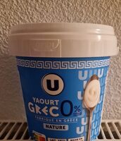 Yaourt grec nature 0% MG