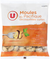 Moules du Pacifique cuites et décortiquées