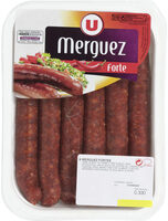 Merguez forte boeuf/mouton, 6 pièces, 330g