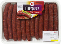 Merguez boeuf mouton forte, 12 pièces, 660g